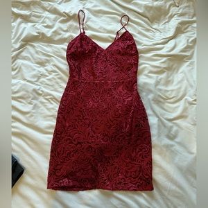 Maroon Dress